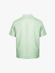 Áo Sơ Mi Linen Xước Ngắn Tay Form Regular SM203 Trắng